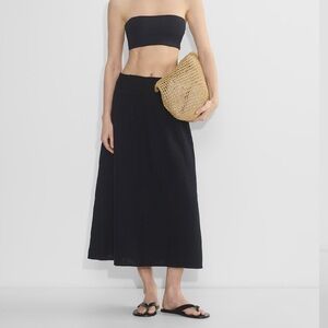 Elegant Black Maxi Skirt
